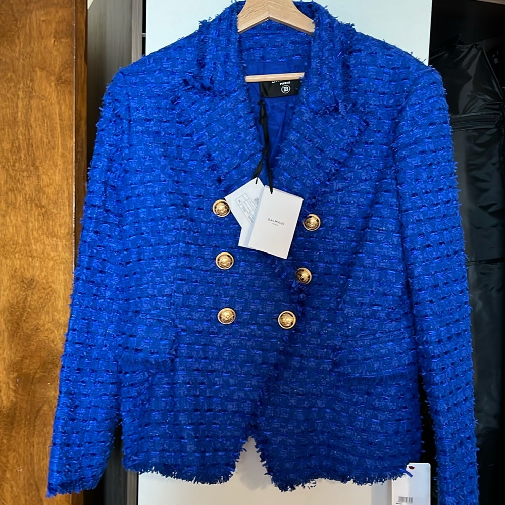 🌺🌺HOST PICK Ladies BNWT Balmain Tweed Jacket🌺🌺
